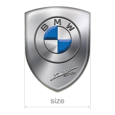 BMW Emblem Badge Logo Metallic Base Limited Edition Design 