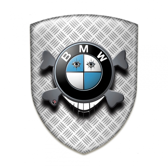 BMW Tuning Emblem Mesh Effect Base and Smile Logo Design 