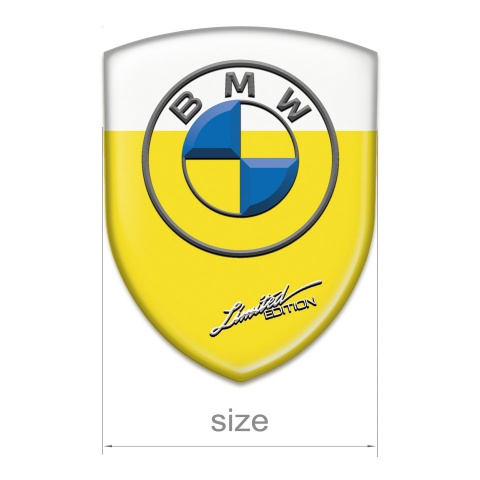 BMW Emblem Interior Yellow white Base Limited Edition 