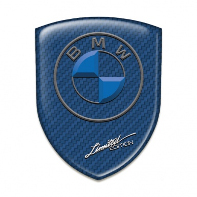 BMW Auto Emblem Navy Blue Carbon Variant
