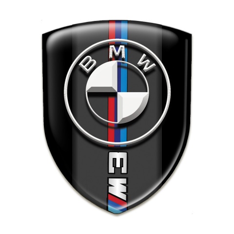 BMW M3 Car Accessories Badge Black Version 