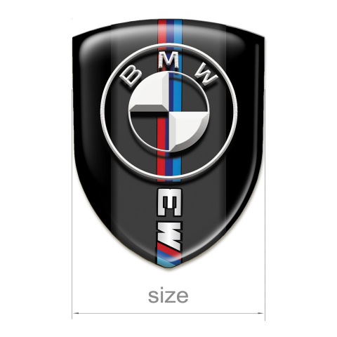 BMW M3 Car Accessories Badge Black Version 
