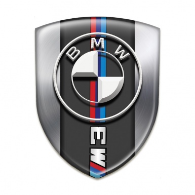 BMW M3 Self Adhesive Car logo Emblem Metallic Version 
