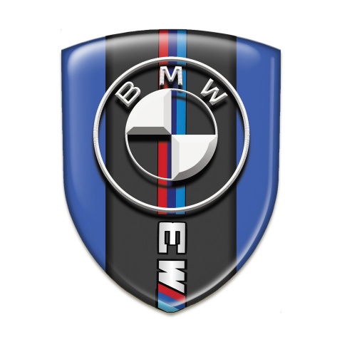 BMW M3 Domed Emblem High End Blue Version 