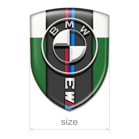 BMW M3 Emblem Interior Green White Base Version 