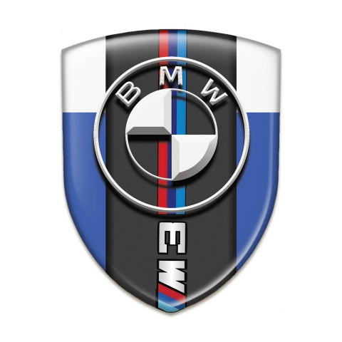 BMW Car Accessories Badge Blue White Background Version 