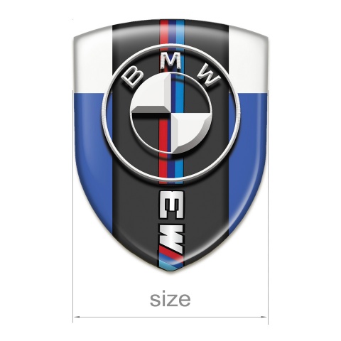 BMW Car Accessories Badge Blue White Background Version 