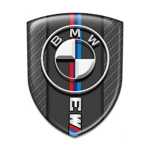 BMW M3 Silicone Badge Carbon Print Version 