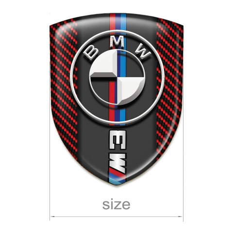 BMW M3 Tuning Emblem Red Carbon Version 