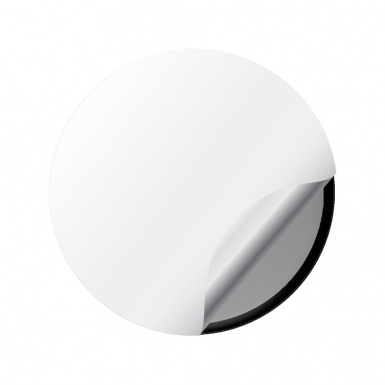 Tesla Wheel Emblem Stickers Center Cap 3D Grey
