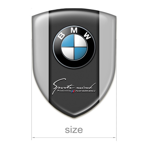 BMW Tuning Emblem Racing Edition Grey Variant 