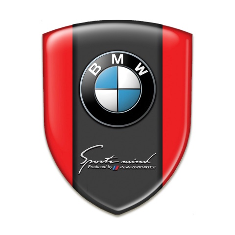 BMW Car Accessories Badge Red Variant 
