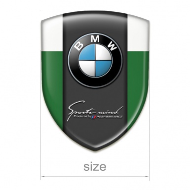 BMW Auto Emblem Green White Variant 