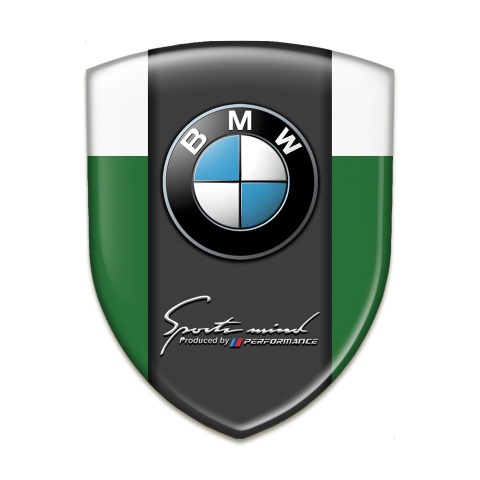 BMW Auto Emblem Green White Variant 