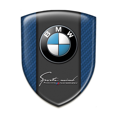 BMW Silicone Emblem Navy Blue Carbon Edition 