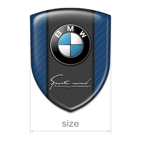 BMW Silicone Emblem Navy Blue Carbon Edition 