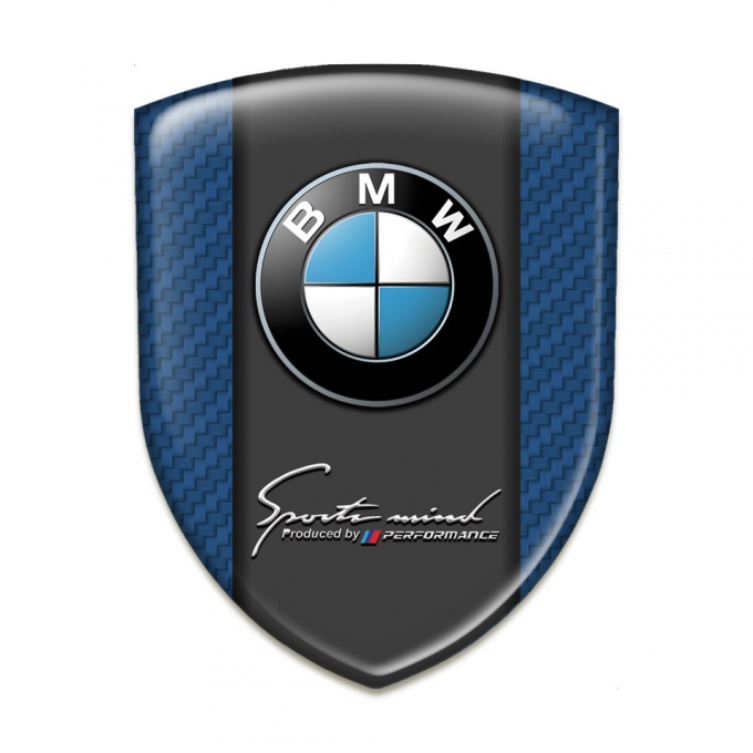 BMW Silicone Emblem Navy Blue Carbon Edition 