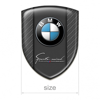 BMW Resin Sticker Stylish Carbon Edition 