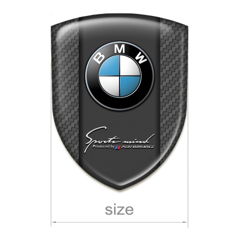 BMW Resin Sticker Stylish Carbon Edition 