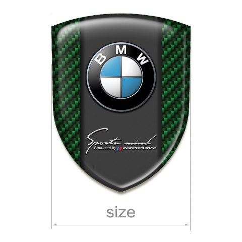 BMW Tuning Emblem Racing Edition Green Carbon 