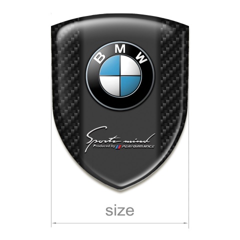 BMW Car Accessories Badge Dark Carbon Edition 