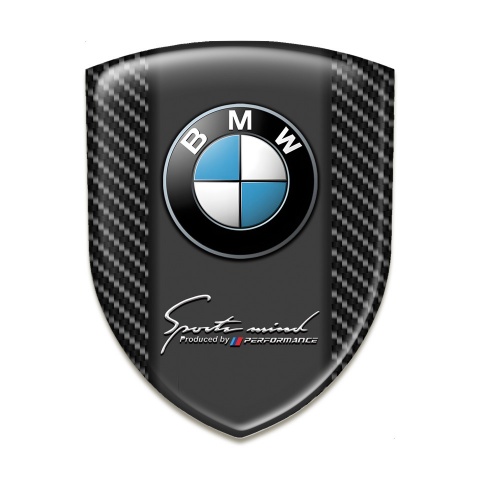 BMW Car Interior Badge Dark Carbone Style 