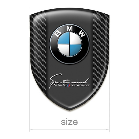 BMW Car Interior Badge Dark Carbone Style 