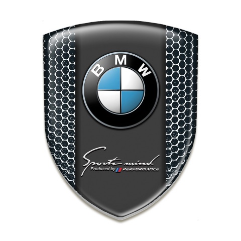 BMW Silicone Badge High Quality  Perforated Steel Edition 