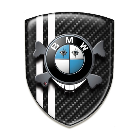 BMW Silicone Shield Black Carbon Base Smile Logo 