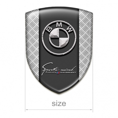 BMW Domed Emblem Mesh Base and Stone Logo Design 