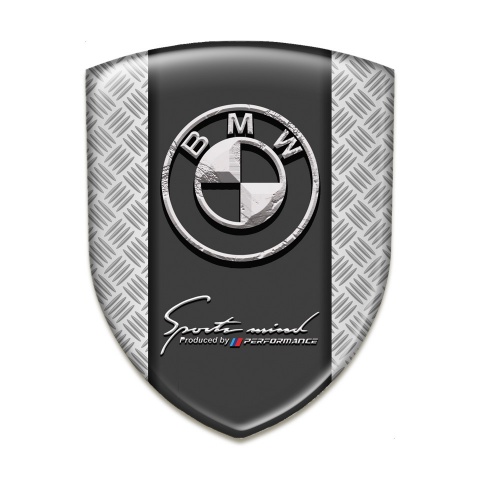 BMW Domed Emblem Mesh Base and Stone Logo Design 