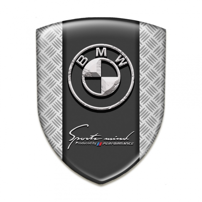 BMW Domed Emblem Mesh Base and Stone Logo Design 