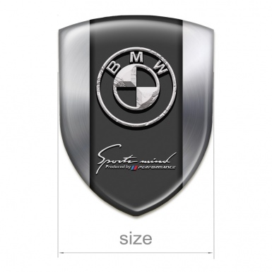BMW Emblem Interior Metallic base Stone Logo Style 