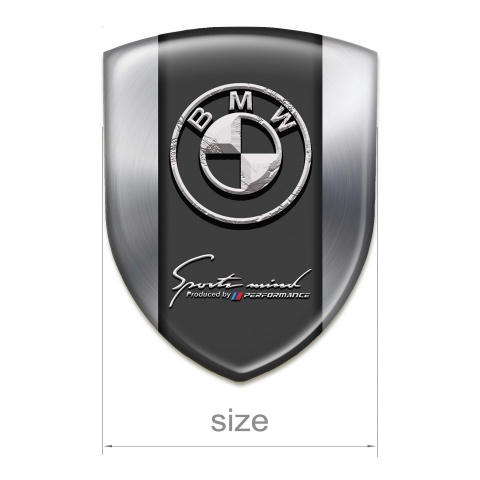BMW Emblem Interior Metallic base Stone Logo Style 