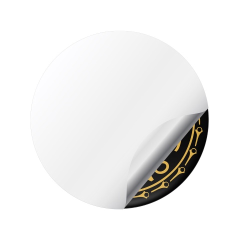 Alfa Romeo Wheel Center Emblem Stickers Milano
