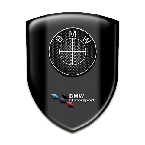 BMW 3D Gel Emblem Black Design Motorsport Edition 