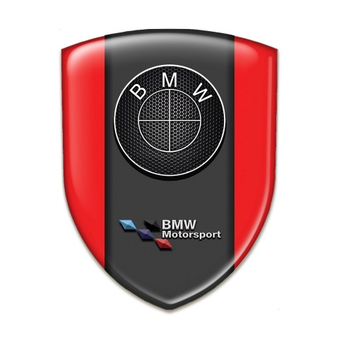 BMW Self Adhesive Emblem Logo Red Design motorsport Edition 