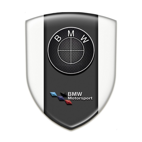 BMW Resin Sticker white Base Motorsport Edition 