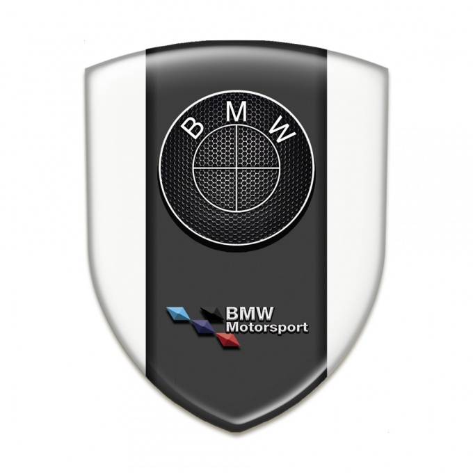 BMW Resin Sticker white Base Motorsport Edition 