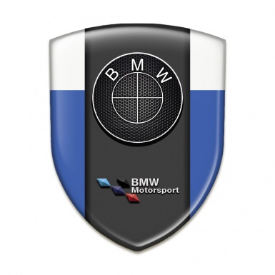 BMW Emblem Interior Blue White Print Motorsport Style 