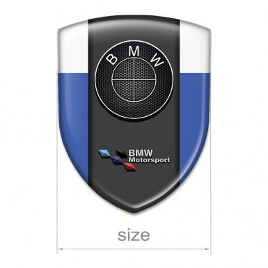BMW Emblem Interior Blue White Print Motorsport Style 