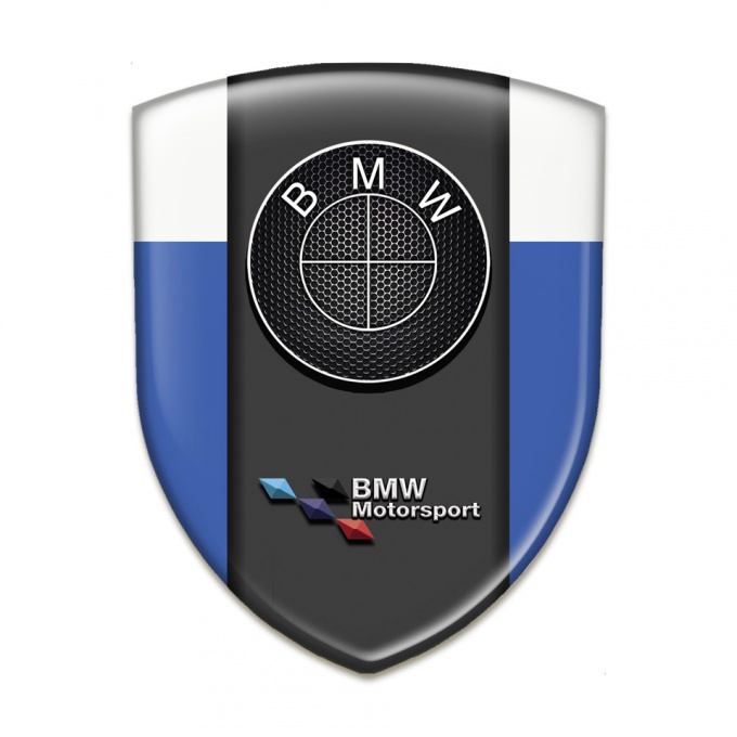 BMW Emblem Interior Blue White Print Motorsport Style 