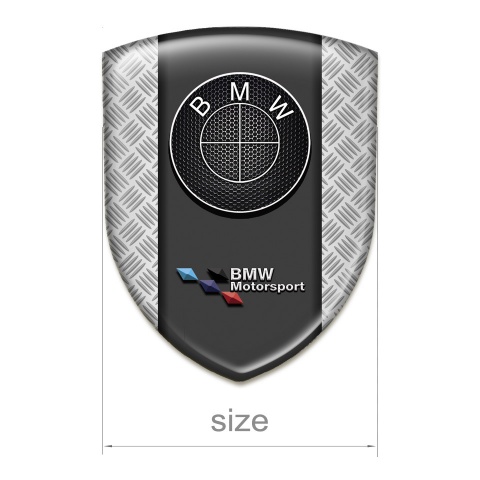 BMW Silicone Badge Mesh Effect Motorsport Edition 