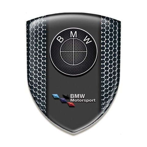BMW  Silicone Emblem Perforated Steel Design Motorsport Style 