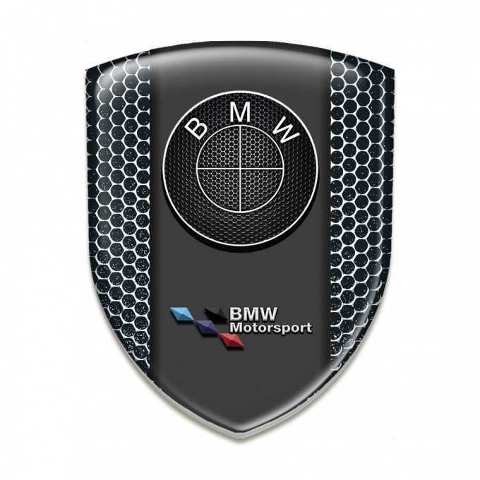 BMW  Silicone Emblem Perforated Steel Design Motorsport Style 