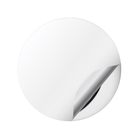 Peugeot Wheel Center Emblem Stickers White