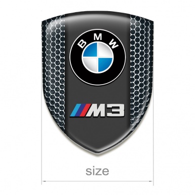 BMW M3 Resin Sticker Perforated Steel Edition 