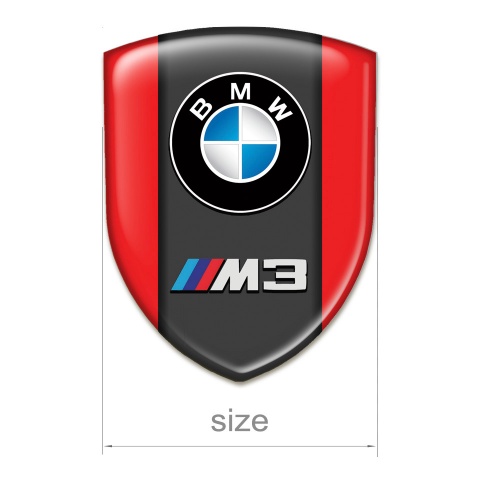 BMW M3 Tuning Emblem Red Edition 
