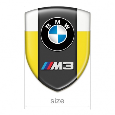 BMW Emblem Interior Yellow White Edition 