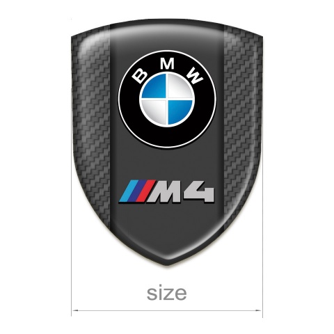 BMW M4 Domed Emblem Premium Quality Carbon Design 